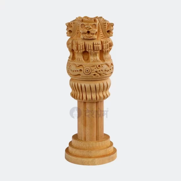 4inch-Wooden-Ashoka-Pillar-Ashok-Stambh-Indian-National-Emblem