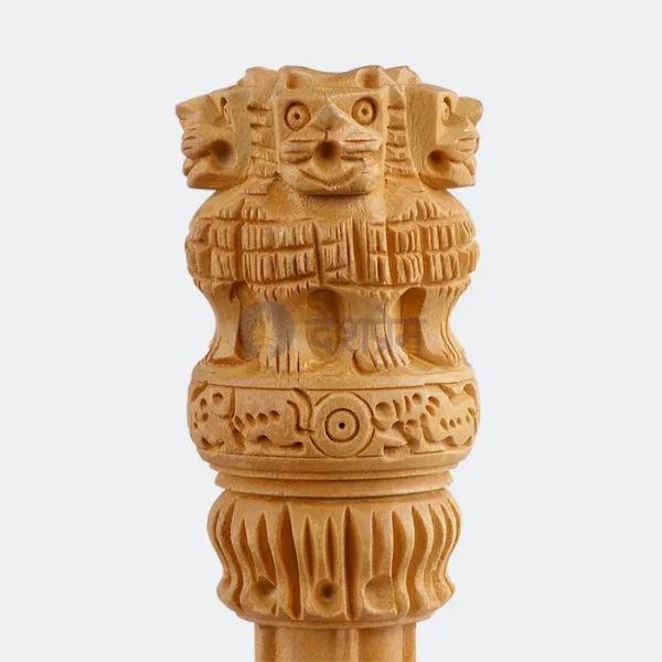 6inch-Wooden-Ashoka-Pillar-Ashok-Stambh-Indian-National-Emblem