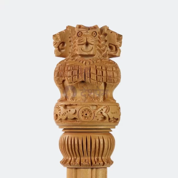 8inch-Wooden-Ashoka-Pillar-Ashok-Stambh-Indian-National-Emblem