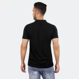 Black-Polo-T-Shirt-with-Embroidered-Indian-Flag