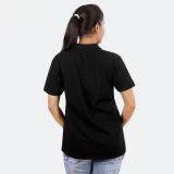 Black-Polo-T-Shirt-with-Embroidered-Indian-Flag