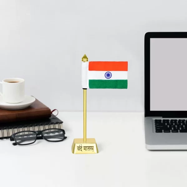 Metal-Base-National-Flag-of-India-with-Vande-Mataram-Written