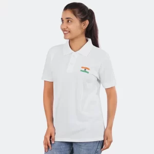 White-Polo-T-Shirt-with-Embroidered-Indian-Flag